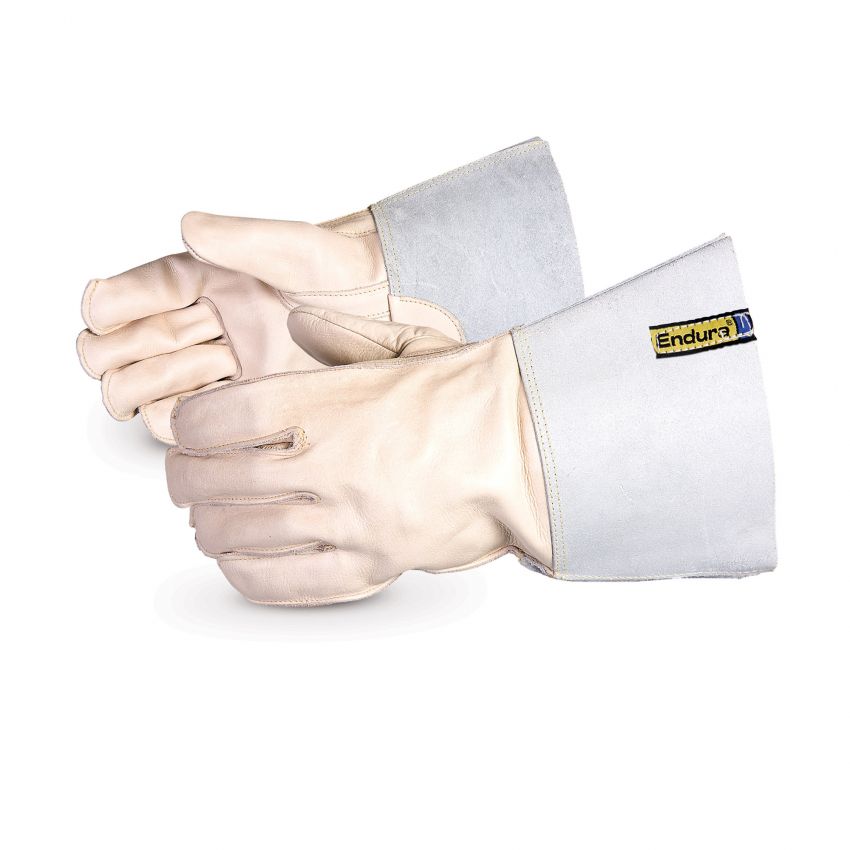 399OSSC4 Superior Glove® Endura® Cowgrain Split-Leather Gloves